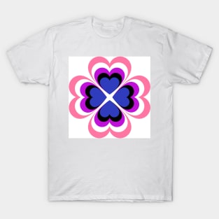 Genderfluid clover heart T-Shirt